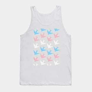 Trans Birds Flag Design Tank Top